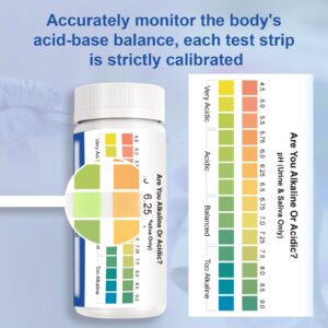 pH Test Strips 4.5-9,200 Litmus Paper pH Strips for Urine & Saliva - pH Balance Test Strips for Accurate Body pH Testing, Health Monitoring, and Wellness Management, Fast & Reliable pH Measurement