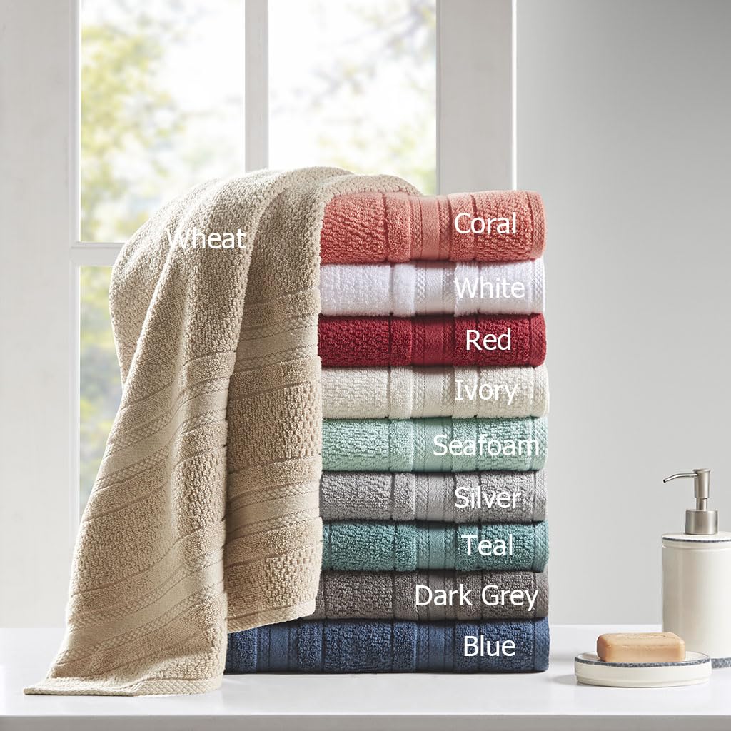 TOTITOM Super Soft Cotton Quick Dry Bath Towel 6 Piece Set