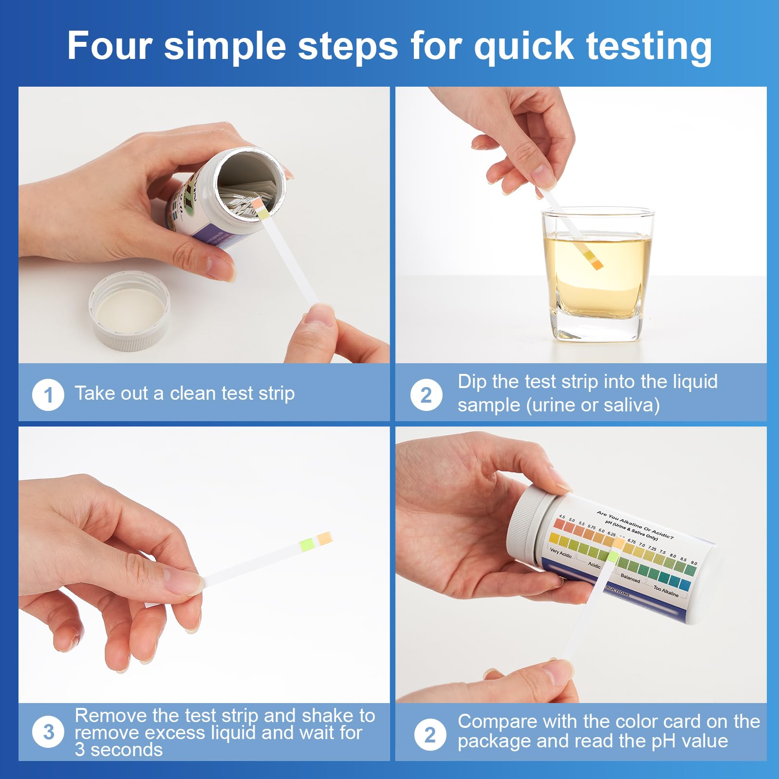 pH Test Strips 4.5-9,200 Litmus Paper pH Strips for Urine & Saliva - pH Balance Test Strips for Accurate Body pH Testing, Health Monitoring, and Wellness Management, Fast & Reliable pH Measurement