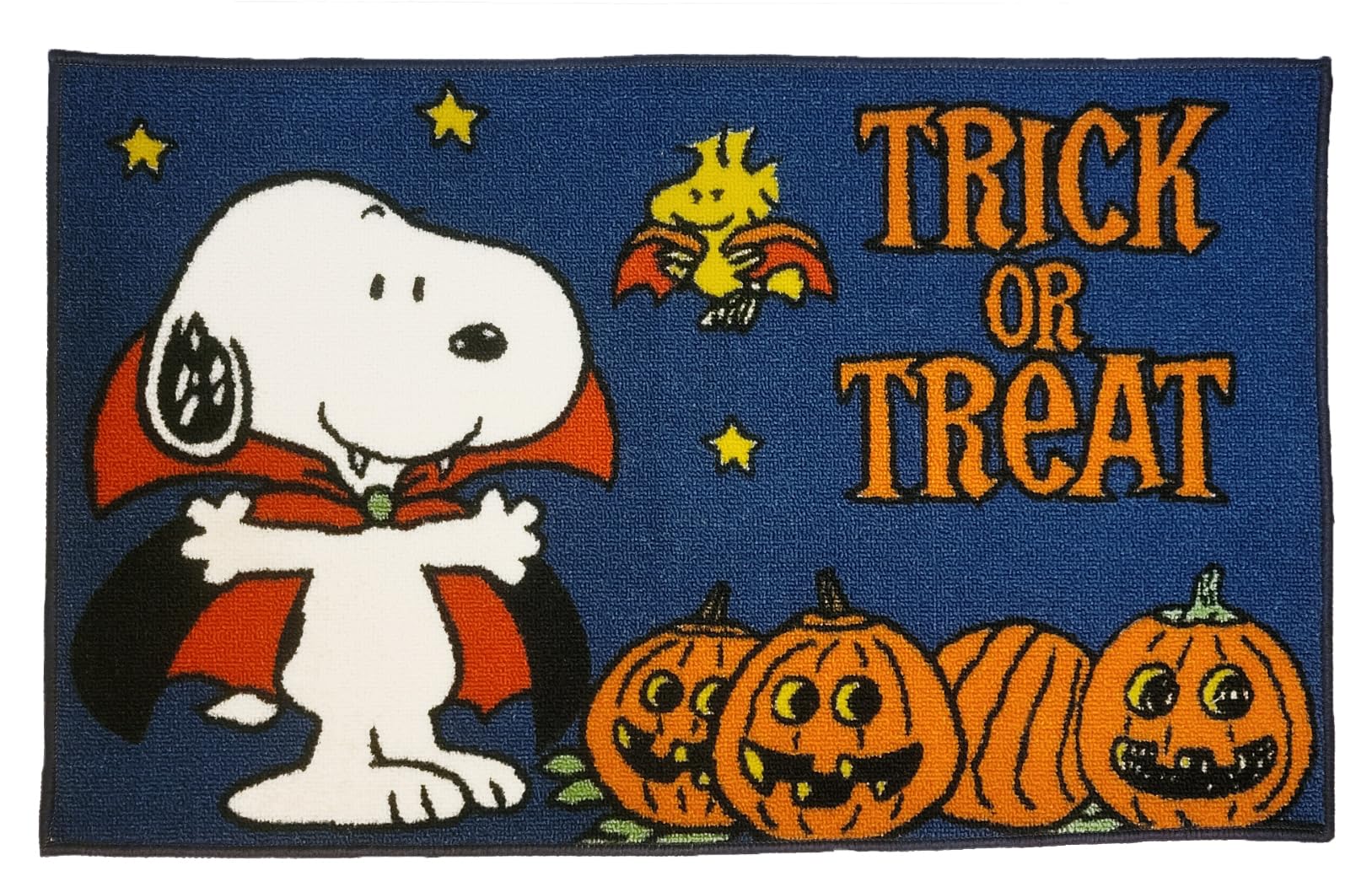 Peanuts Halloween Accent Rug, Polyester with Latex Backing, 17" x 28" (Vampire)