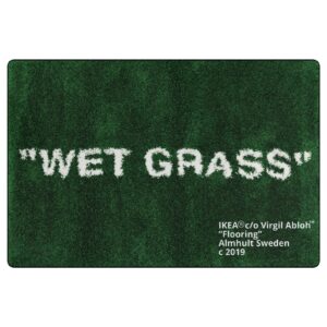 ZTFGZSXG Keep Off Wet Grass Area Rugs Green 3D Printed Modern Large Carpet Non-Slip Floor Mat Rugs for Bedroom Livingroom Home Decor Mat 4' x 5.3'