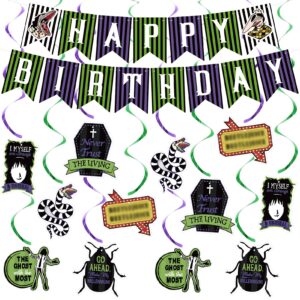 3yankite beetle birthday decoration it's show time theme party supplies décor with banner perfect for halloween fun & spooky parties