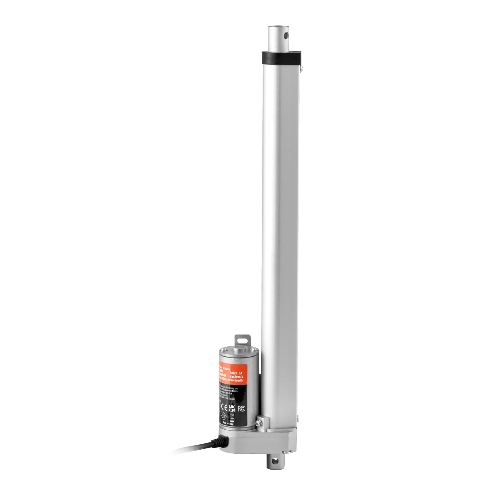 VEVOR Linear Actuator 12V, 12 Inch 0.55"/s High Speed Linear Actuator, 220lbs/1000N Linear Motion Actuator with Mounting Bracket & IP54 Protection