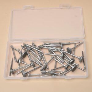 Stone Carving Set Diamond Grinding Bit Compatible with Dremel, 52Pcs Polishing Kit Diamond Bits 1/8" (3mm) Shank Accessories for Stone Glass Ceramics Carving, Polishing, Grinding