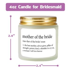 Mother of The Bride Gifts Candle - Wedding Gift for Mother of The Bride Mom of Bride Gifts Mother of The Bride Gifts from Bride Lavender Scented Candle 4oz