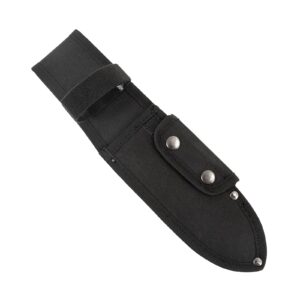 knife sheath for fixed blade knives: oxford cloth universal fillet knife sheath for belt,knife protector sleeve camping knives sleeves case edge guards blade protectors (black, 5.5 * 2 inch)