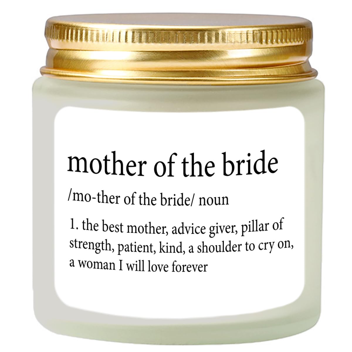 Mother of The Bride Gifts Candle - Wedding Gift for Mother of The Bride Mom of Bride Gifts Mother of The Bride Gifts from Bride Lavender Scented Candle 4oz