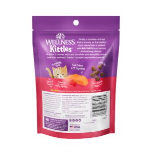 Wellness Kittles Natural Grain Free Cat Treats, Salmon & Cranberries, 6-Ounce Bag (Pack of 2)