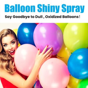 Balloons Shiny Spray,Balloon High Shine Spray For Latex Balloons,Balloon Shine Spray Latex Balloons,Party Balloons Shiny Spray, For Birthdays, Weddings, Christmas Party, Refer to description