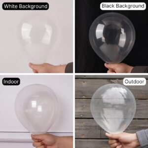 PartyWoo Clear Balloons 51 pcs 12 Inch Transparent Balloons Bubble Balloons Clear Balloons Bubbles for Party Decoration Graduation Bridal Birthday Baby Shower Wedding Party Decorations Clear-Y2