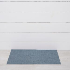 Chilewich Martha by Martha Stewart Heathered Shag Doormat 18x28 in Sea