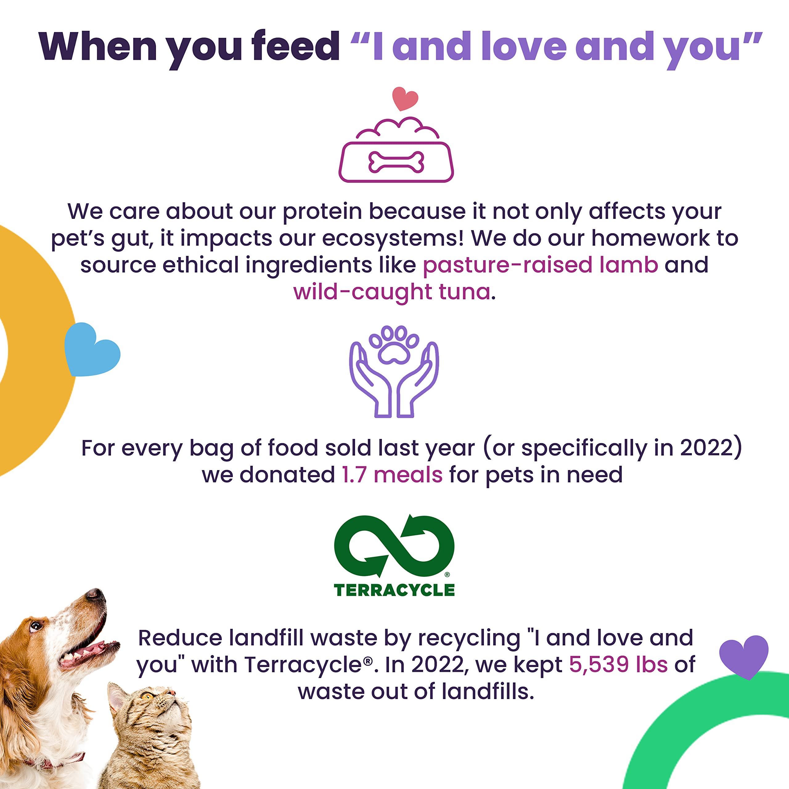 I AND LOVE AND YOU Naked Essentials Dry Cat Food - Chicken + Duck - Grain Free, Real Meat, No Fillers, Prebiotics + Probiotics, 3.4lb Bag (Pack of 2)