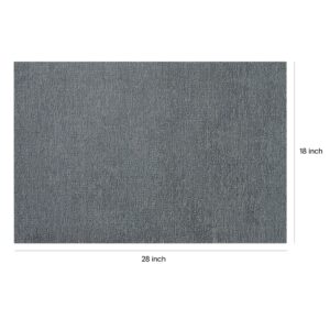 Chilewich Martha by Martha Stewart Heathered Shag Doormat 18x28 in Sea