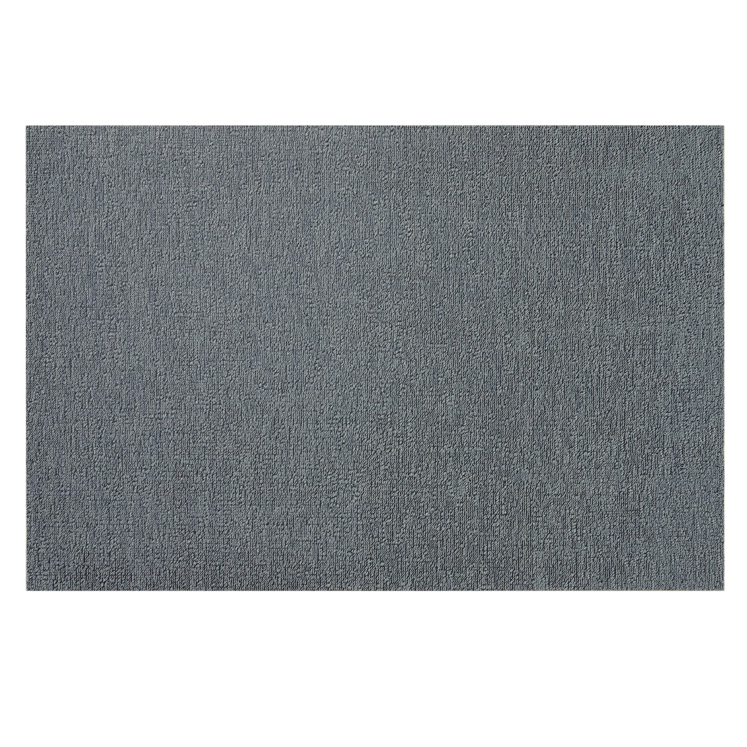 Chilewich Martha by Martha Stewart Heathered Shag Doormat 18x28 in Sea