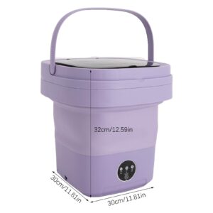 Portable Mini Waher Machine 11L Small Washing Machine, Portable Washing Machine Deep Cleaning of Underwear, Baby Clothes and Small Clothes, Foldable, Perfect for Outdoor Travel, Camping, RV to Use