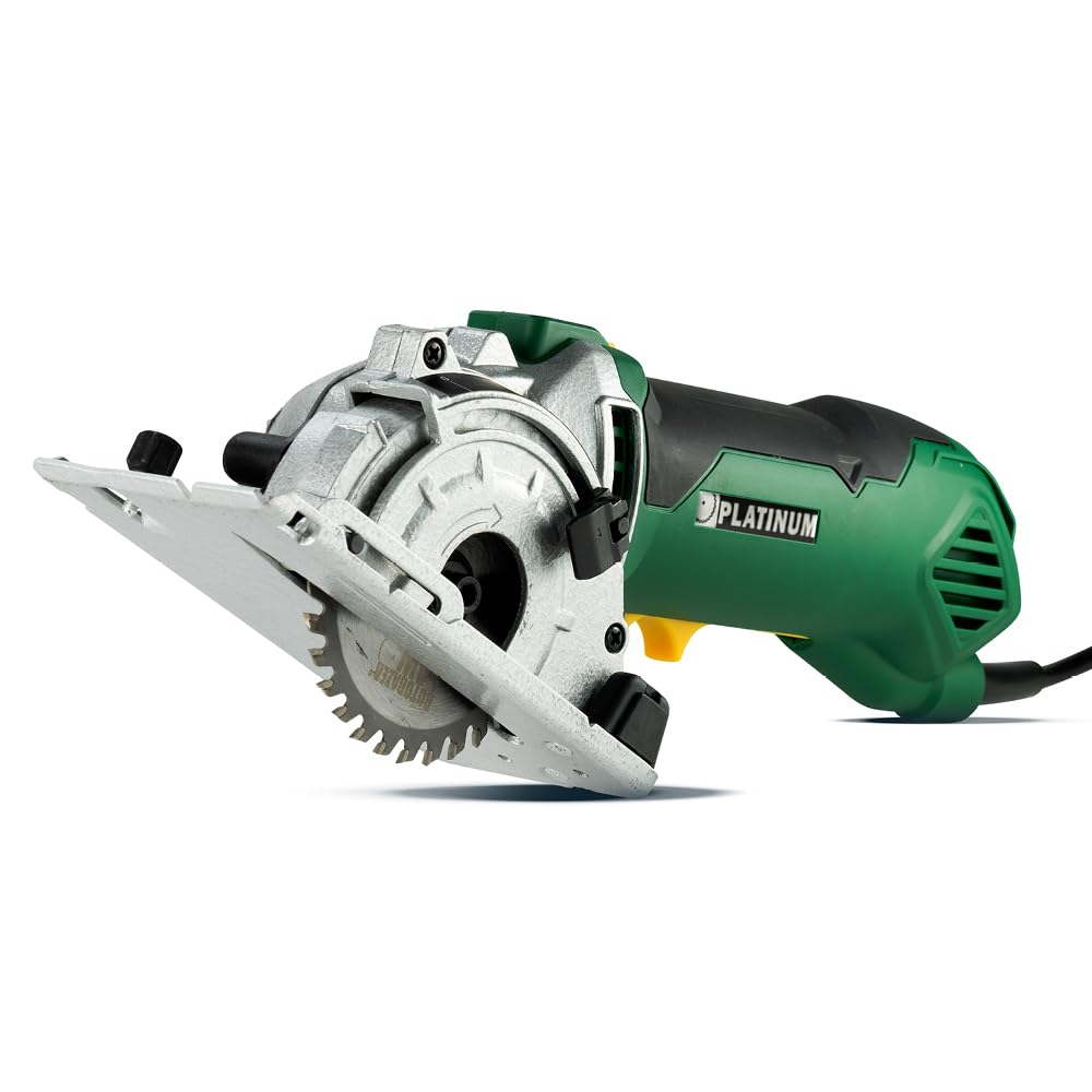 ROTORAZER SAW Platinum Compact Circular Saw Set - New Model for 2024! Extra Powerful - Deeper Cuts! Cut Drywall, Tile, Grout, Metal, Pipes, PVC, Plastic, and Copper. AS SEEN ON TV! (Green)