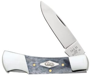 case xx knives lockback 34205 gray bone stainless steel pocket knife