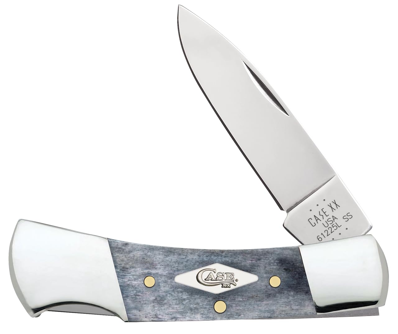 Case XX Knives Lockback 34205 Gray Bone Stainless Steel Pocket Knife