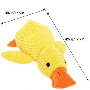 Generic 2024 The Mellow Dog Calming Duck,Calming Duck Dog Toy,Yellow Duck Dog Toy,Duck Toy for Dogs,The Calming Duck Dog Toy,Dog Toy Duck with Squeaker (1PCS-A)