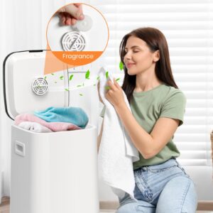 MEKO Towel Warmers for Bathroom, 23L Luxury Hot Towel Heater, Blanket Warmer Bucket, LED Display, Up to 24 Hours Delay, 3 Heating Modes and Child Lock for Oversize Bathrobes PJ's and More