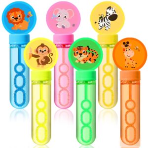 24pcs jungle animal bubble wands for kids bubbles party favors great for forest animals crazy theme party favors,animals party goodie bags filler,school classroom prizes for boy girl outdoor toys