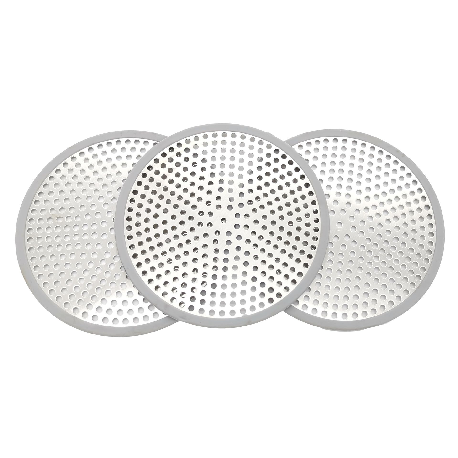 Drain Hair Catcher Strainer Rust-Proof Stainless Shower Drain Covers 304 Steel