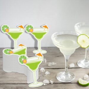 100 PCS Martini Margarita Napkins Bachelorette Fiesta Decorations Martini Margarita Bar Birthday Party Dessert Napkins for Mexican Fiesta Carnival Bachelorette Bridal & Baby Shower Party Supplies