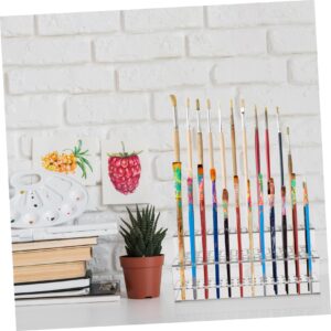 DOITOOL 48 Hole Acrylic Pen Holder,Paint Brush Holder Marker Storage Rack Pencil Holder,Cosmetic Brushes Organizer Stand