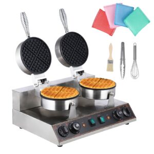 GarveeTech Commercial Electric Waffle Cone Maker - Commercial Quality, Nonstick Surface, Efficient Heating