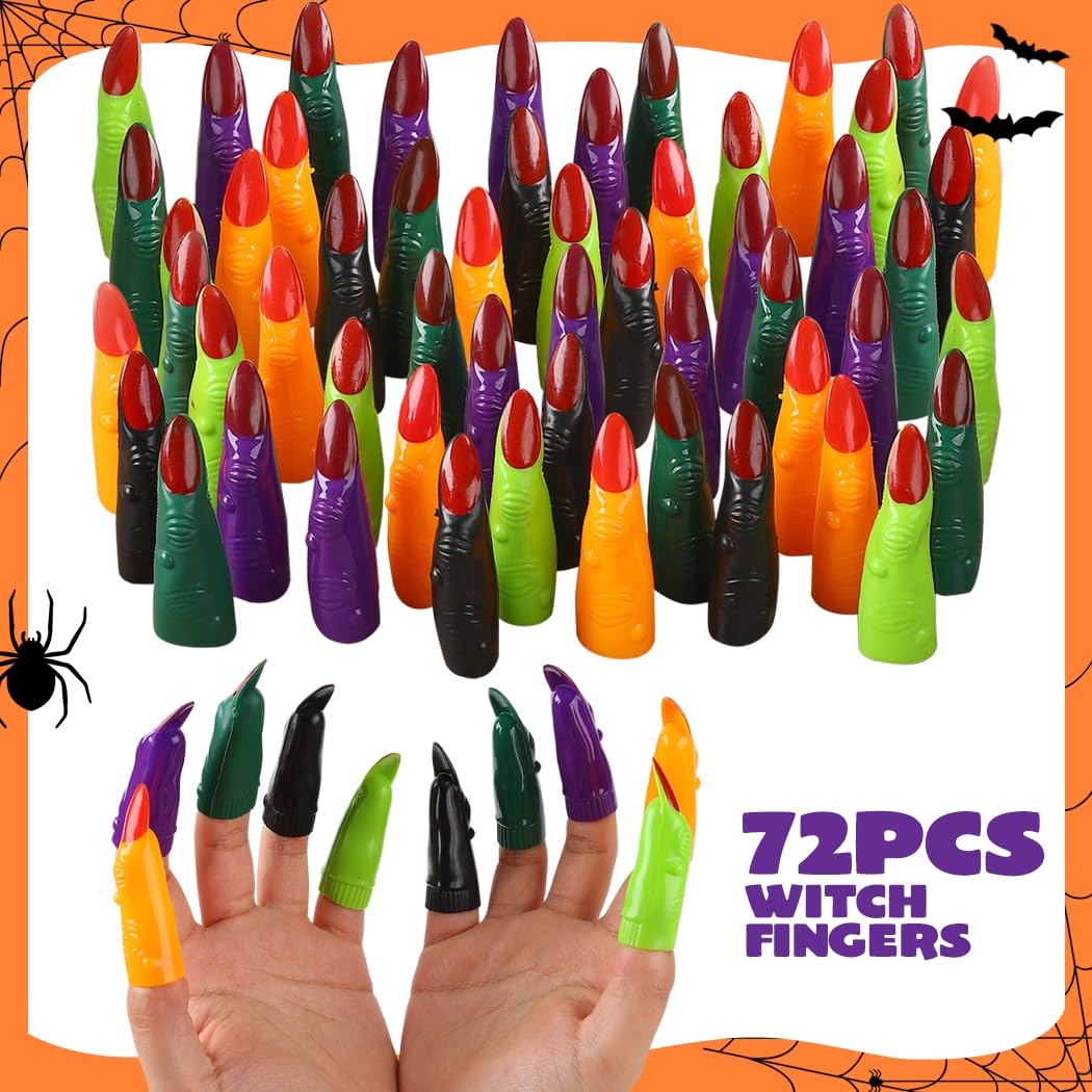 Deerher 233PCS Halloween Party Favors - 24 Pack Halloween Gloves Toys Bulk Stuffed, Non-Candy Halloween Treat Bag Gifts for School Classroom Kids Toddlers Boys Girls Prizes Party Supplies