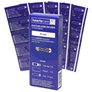 heartscare lactate strips - 25 count