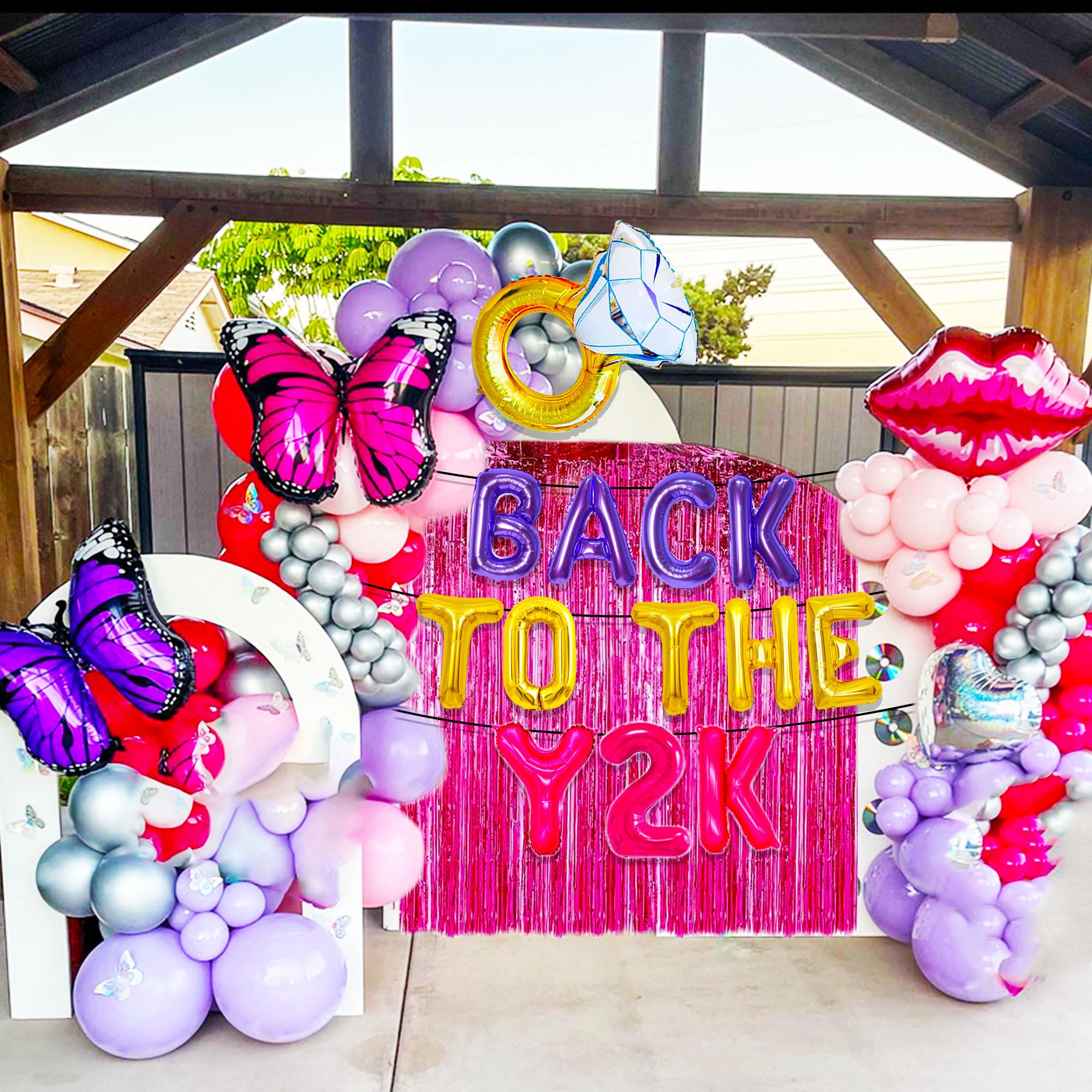 JeVenis Bach to the Y2K Balloons Y2K Bach Party Decoration Bachelorette Party 2000s Party Decorations Bridal Shower Decoration