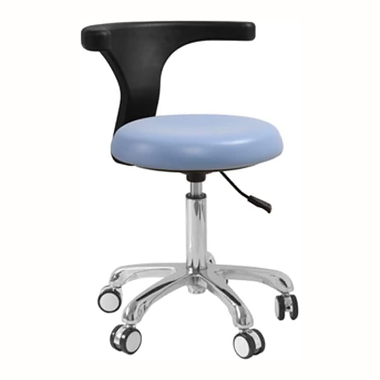 ZHUIYI Medical Dentist Chair/Dental Stool, Height Adjustable Doctor Chair with 360 Degree Rotation Backrest and Seat Dental Mobile Chair(C2)