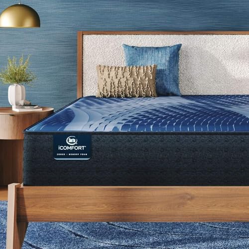 Serta iComfort - Aspire 14" Plush Twin XL Memory Foam Mattress - Pressure-Relieving, Cooling, and Supportive for a Restorative Sleep - 100 Night Trial, CertiPUR-US Certified