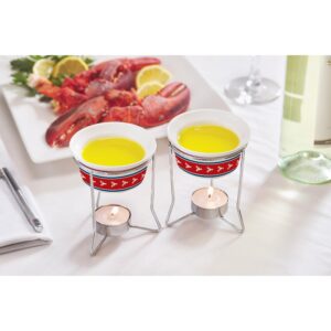 Nantucket Seafood Ceramic Butter Warmers, Lobster Design, Set of 2