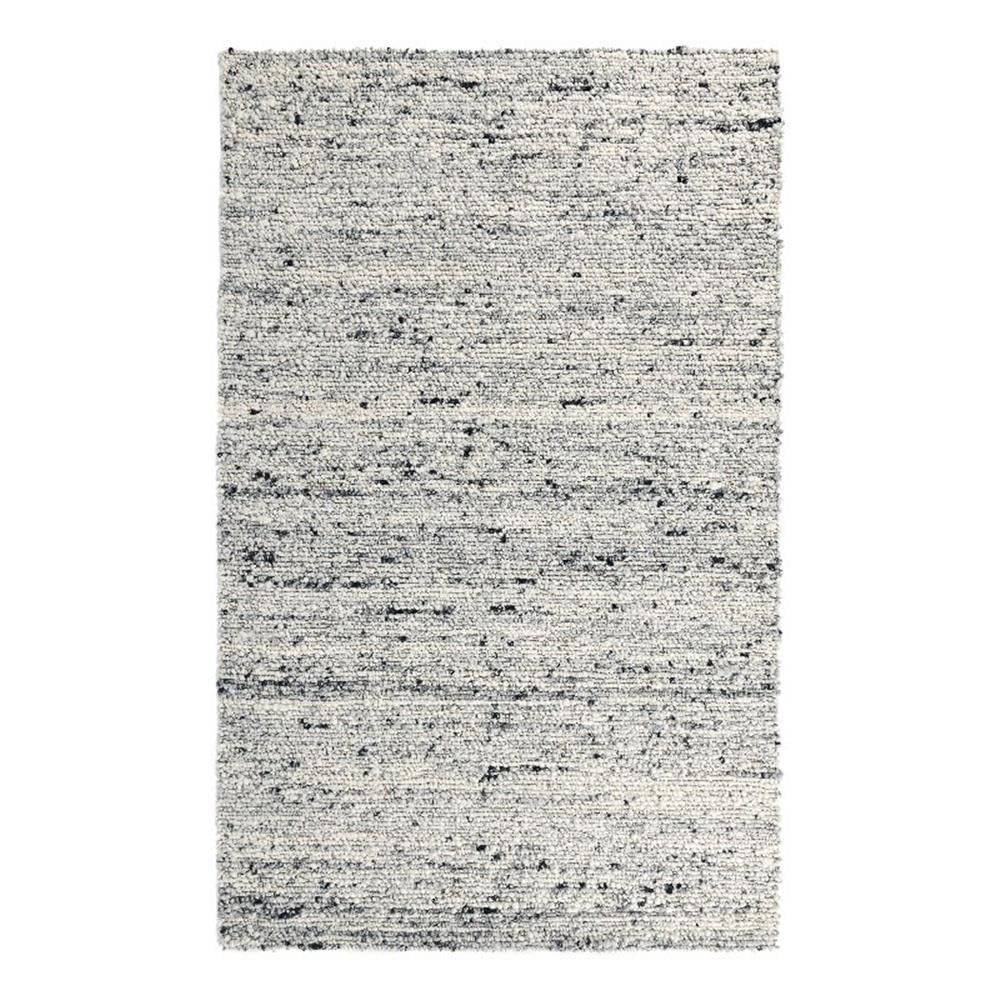 Kosas Home Loomis 24 x 36 Heathered Wool Area Rug in Ivory/Gray