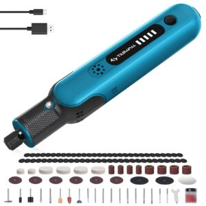 tilswall 8v cordless rotary tool kit with 105pcs accessories, 5-speed multi-purpose power rotary tools set, type-c charging, easy to hold, for sanding, polishing, drilling, cutting, carving, diy