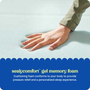 Sealy Dreamlife 3” Gel Memory Foam Mattress Topper, California King