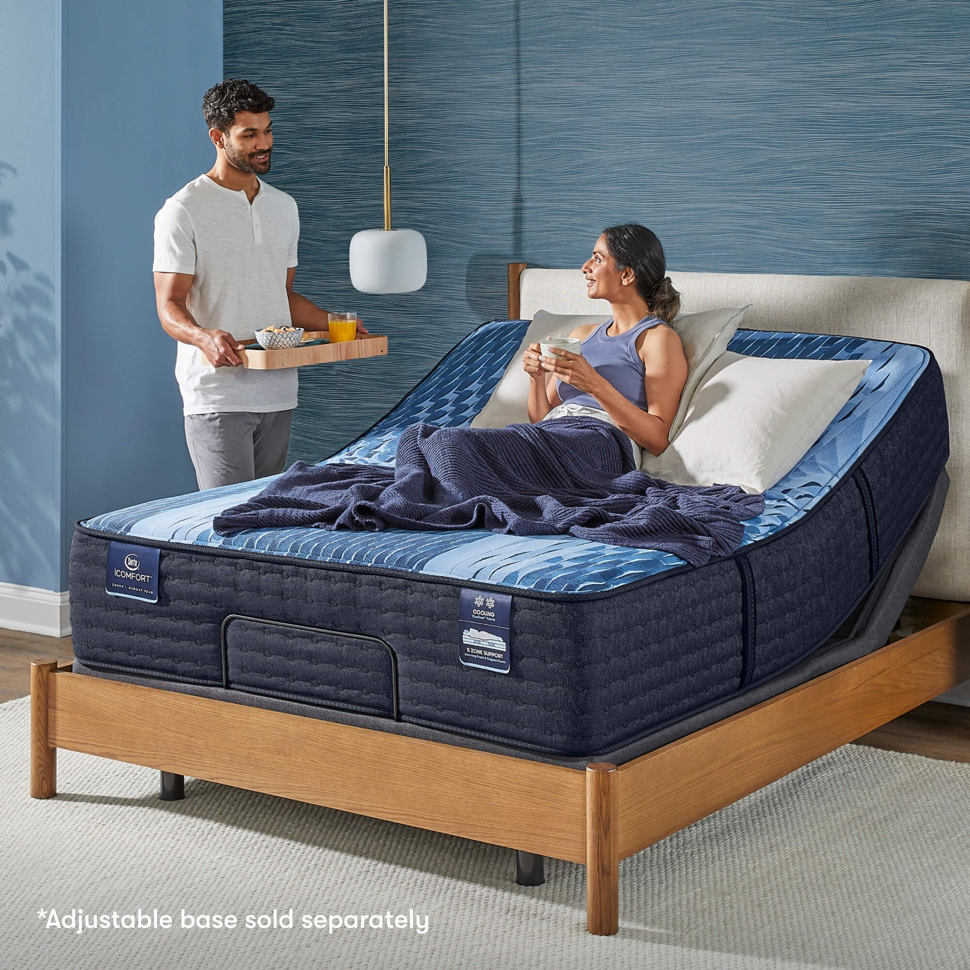 Serta iComfort - Aspire 14" Plush Twin XL Memory Foam Mattress - Pressure-Relieving, Cooling, and Supportive for a Restorative Sleep - 100 Night Trial, CertiPUR-US Certified