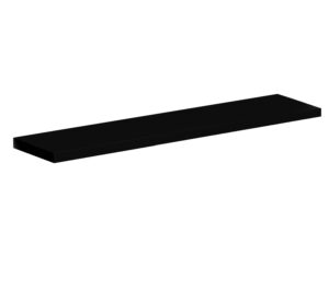 asidecor medicine cabinet replacement shelves - (custom) (black, 13.75" - 1 pack)