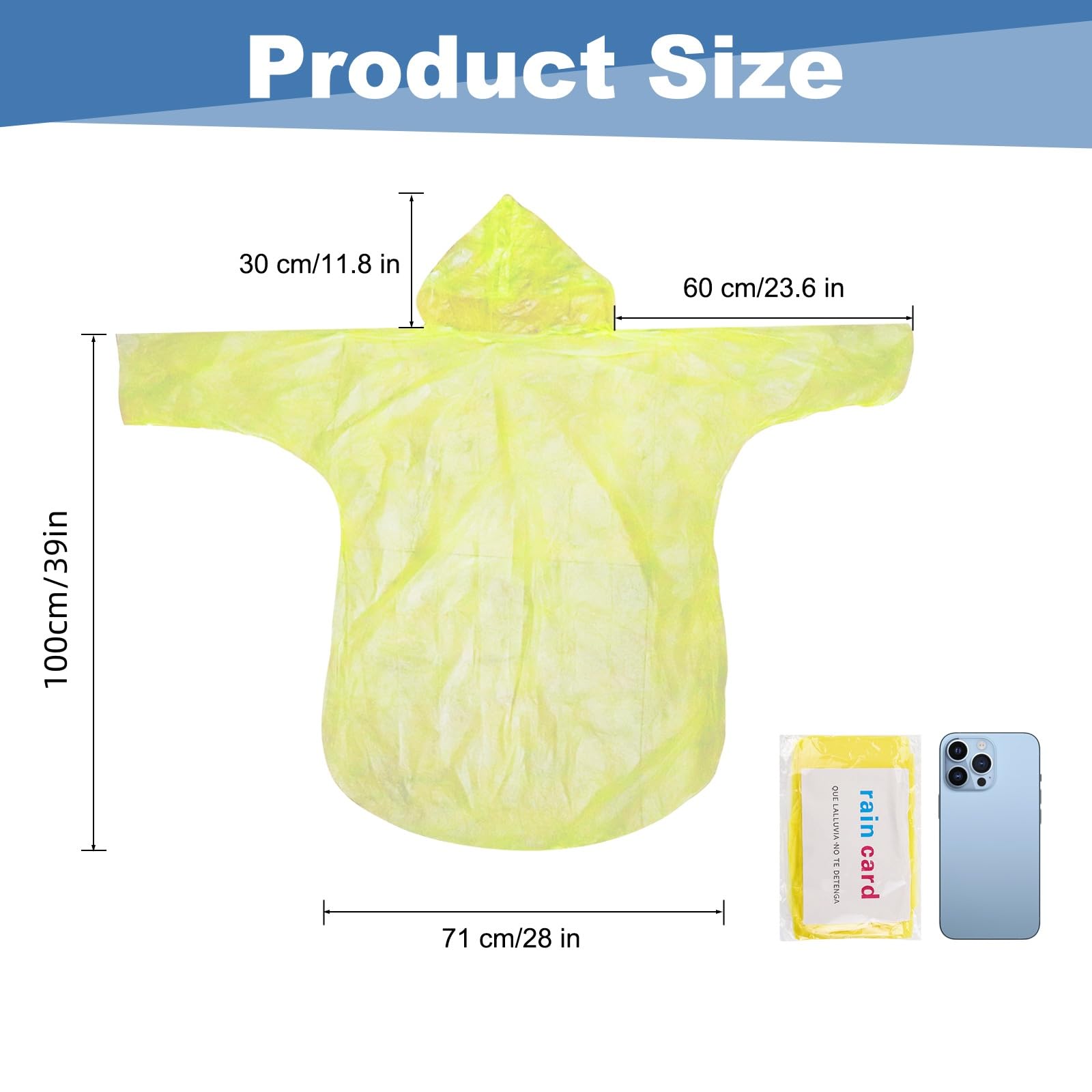 150 Pcs Disposable Rain Ponchos for Women Bulk,Emergency Ponchos Rain Adult for Men Women Kids Travelling Camping Hiking