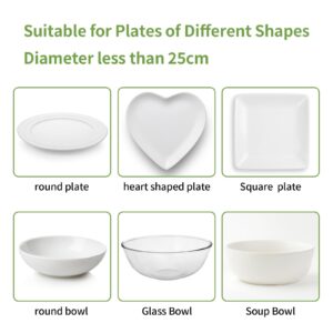 NIUBIER 200 Pcs Bowl Covers, Bowl Covers Reusable, Plastic Bowl Covers, Bowl Covers Elastic, Food Covers Stretch, Plate Covers for Food, Bowl Covers for Bread Proofing