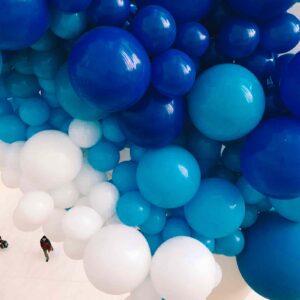 PartyWoo Royal Blue Balloons 100 pcs 12 Inch Blue Balloons Dark Blue Balloons for Birthday Graduation Baby Shower Baseball Independence Day Memorial Day Anniversary Blue Party Decorations Blue-Y59