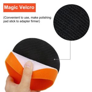 Car Polishing Pads for Drill, 29PCS Buffer Drill Attachment with 2 Adapters, Wool Buffing Pads Kit, Foam Buffer Polisher, for Sanding, Polishing, Waxing