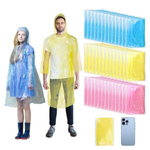 150 pcs disposable rain ponchos for women bulk,emergency ponchos rain adult for men women kids travelling camping hiking