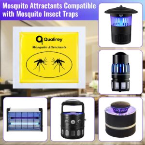 Qualirey 3 Pcs Mosquito Attractants for All Bug Zapper Bait Refill, Safe Yellow Mosquito Lures Fly Bait, Clip on Mosquito Trap Attractant Bait Hang Bug Zapper Refill for Indoor Outdoor