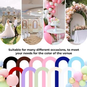 Babenest 7.2Ft Spandex Open Arch Backdrop Cover, Fitted Double-Sided U-Shaped Wedding Arch Cover, Round Top Chiara Stand Cover for Ceremony Baby Shower Birthday Party Decoration (Royal Blue)