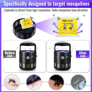 Qualirey 3 Pcs Mosquito Attractants for All Bug Zapper Bait Refill, Safe Yellow Mosquito Lures Fly Bait, Clip on Mosquito Trap Attractant Bait Hang Bug Zapper Refill for Indoor Outdoor