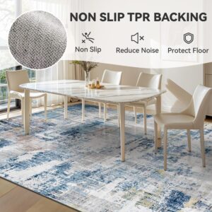 Area Rugs for Living Room Rug 5x7 Bedroom Rug Washable Carpet-Rugs for Bedroom Abstract Modern Rug Dining Room Rug Low Pile Contemporary Office Rug Non Slip Rug Colorful