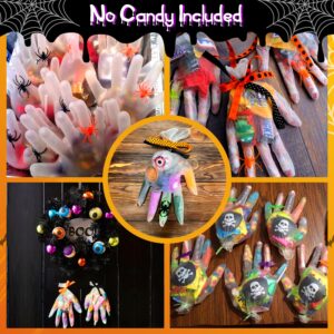 LINAYE 220PCS Halloween Party Favors for Kids, Non-Candy Halloween Treats Bulk, Halloween Gloves Stuffed Halloween Toys Bulk for Kids, Halloween Treat Goodie Bag Fillers Stuffers for Kids